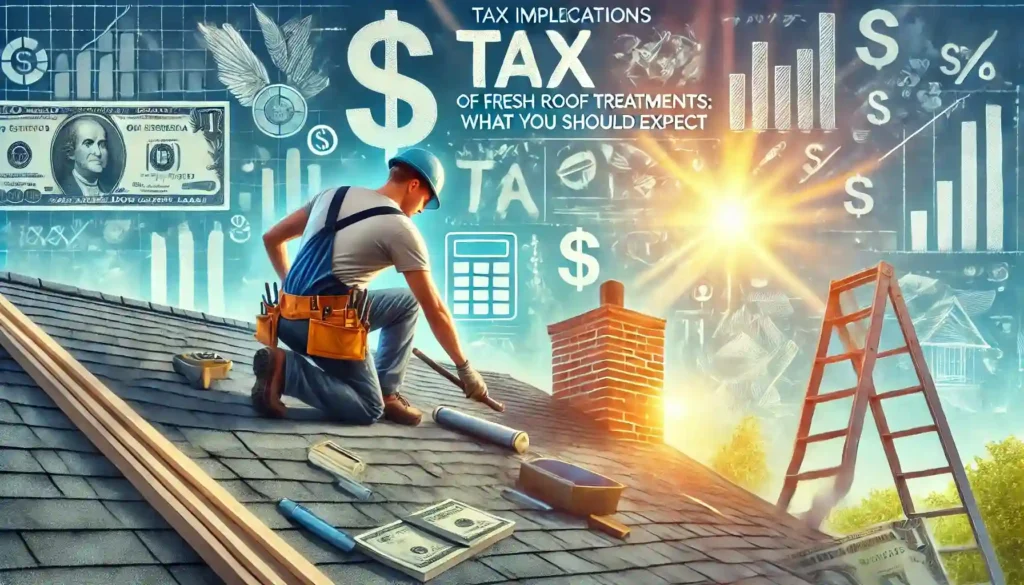 Tax Implications of Fresh Roof Treatments in NC: What You Should Expect