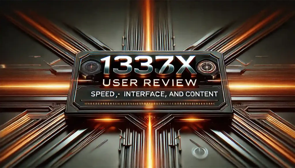 1337x User Review: Speed, Interface, and Content