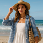 Coastal Core fashion in summer
