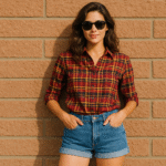 90s Plaid & Jorts