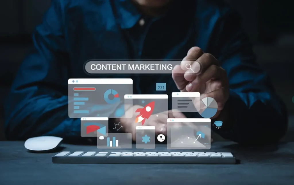 Programs or platforms of content marketing.